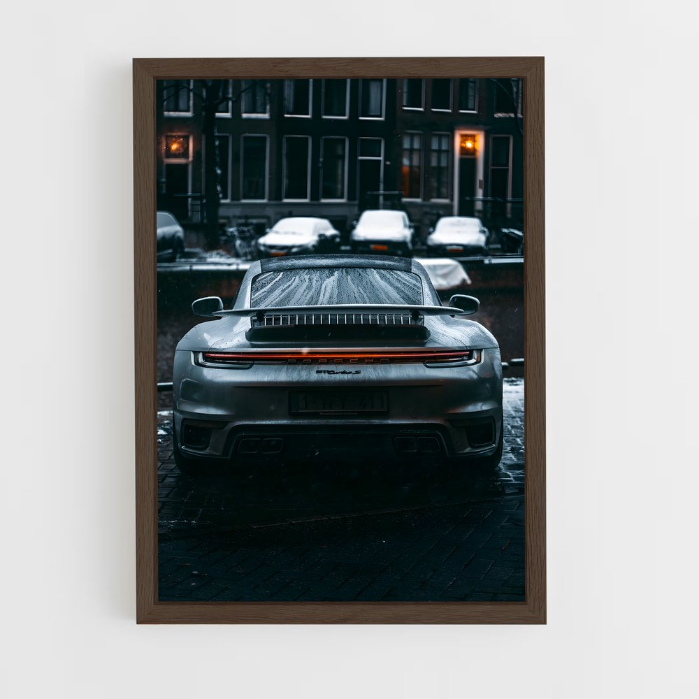 Poster Turbo Glacial – affiche Porsche (vue 5)